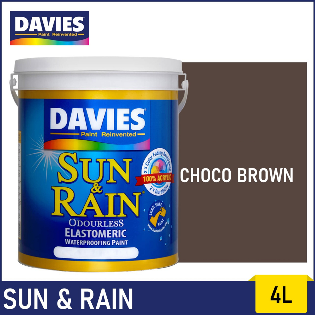 Davies Sun & Rain – Choco Brown 4Liters